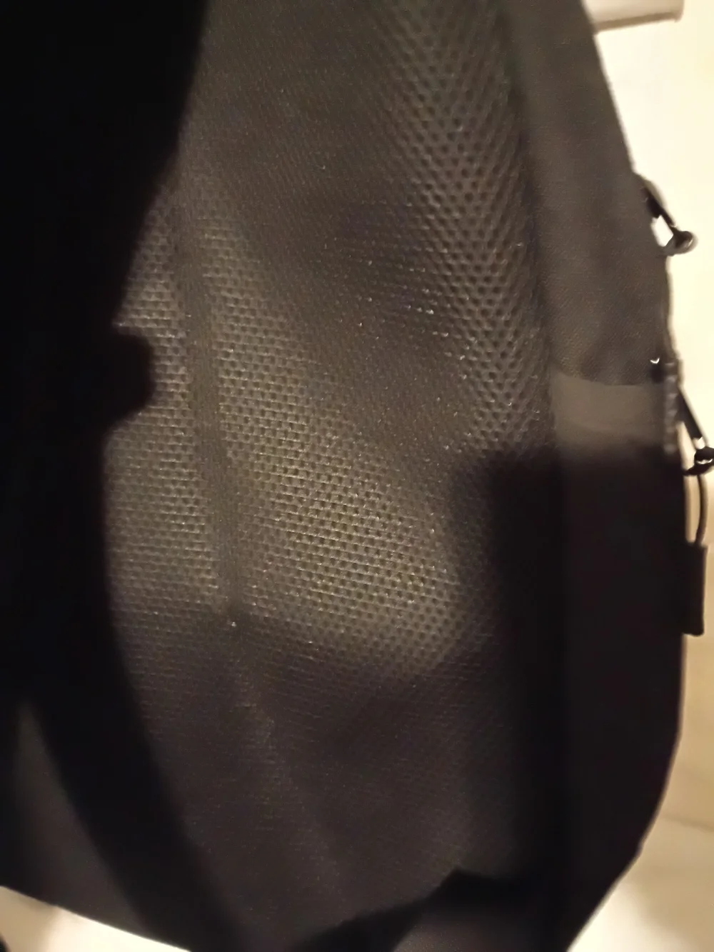 Men's Black Everyday Backpack with Minimal Logo
